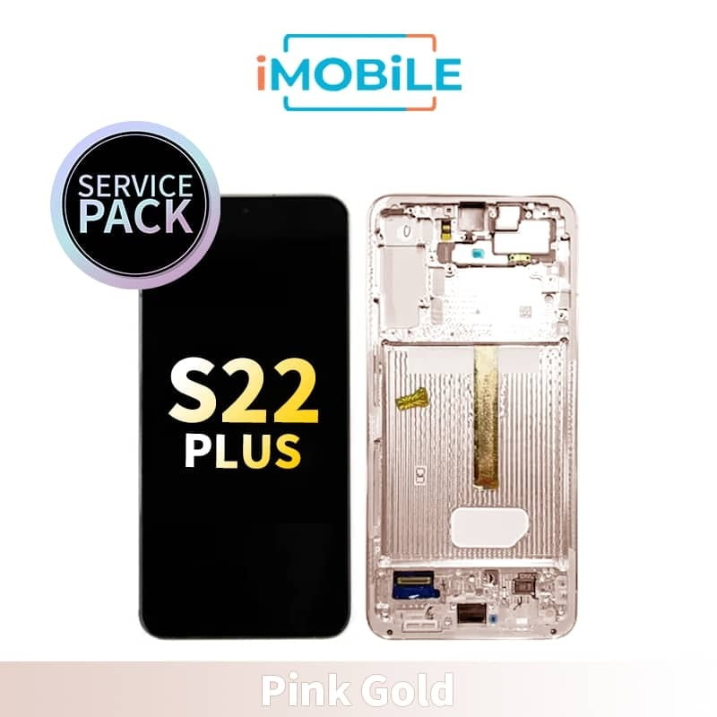 Samsung Galaxy S22 Plus (S906) LCD Touch Digitizer Screen [Service Pack] [Pink Gold] GH82-27500D OR GH82-27501D