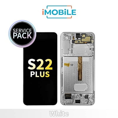 Samsung Galaxy S22 Plus (S906) LCD Touch Digitizer Screen [Service Pack] [White] GH82-27500B OR GH82-27501B