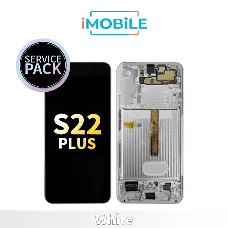 Samsung Galaxy S22 Plus (S906) LCD Touch Digitizer Screen [Service Pack] [White] GH82-27500B OR GH82-27501B
