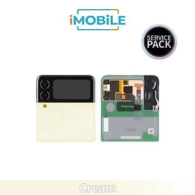 Samsung Galaxy Z Flip 3 5G (F711) (Sub) LCD Digitizer Screen [Service Pack] [Cream] (GH97-26773B) GH82-27243B