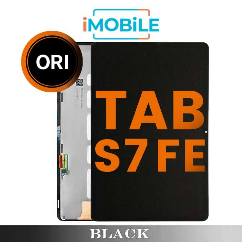 Samsung Galaxy Tab S7 FE (12.4 Inch) (T736 / T733 / T730) Compatible LCD Touch Digitizer Screen [Black]