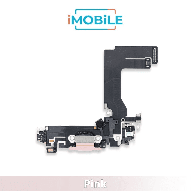 iPhone 13 Mini Compatible Charging Port Flex Cable [Pink]