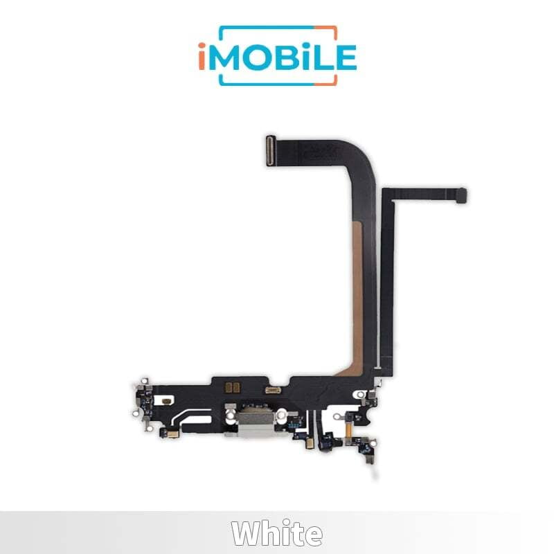 iPhone 13 Pro Max Compatible Charging Port Flex Cable [White]