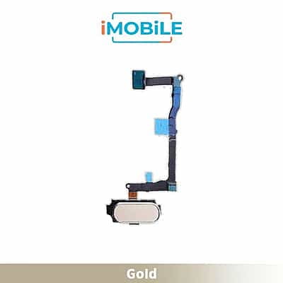 Samsung Galaxy Note 5 (N920) Home Button With Flex Cable [Gold]