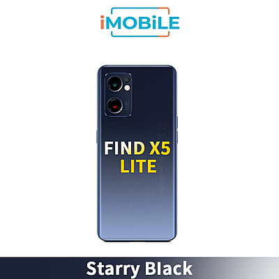 OPPO Find X5 Lite Back Cover [Starry Black]