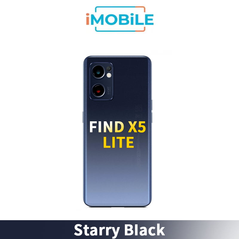 OPPO Find X5 Lite Back Cover [Starry Black]