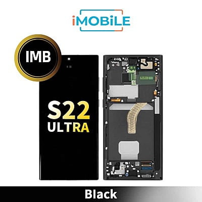 Samsung Galaxy S22 Ultra (S908) LCD Touch Digitizer Screen [IMB] [Black]