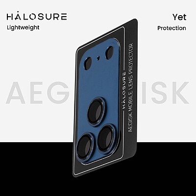 Halosure AEGISK Shield Rear Camera Lens Protector (Anti-Reflection), iPhone 17 Pro Max Halosure AEGISK Shield Rear Camera Lens Protector (Anti-Reflection), iPhone 17 Pro Max