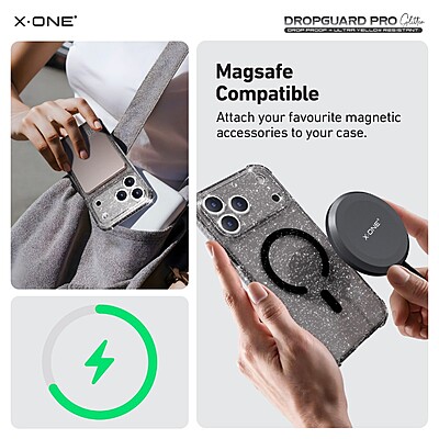X.One [MagSafe] Glitter Impact Protection Case, iPhone 17 Pro