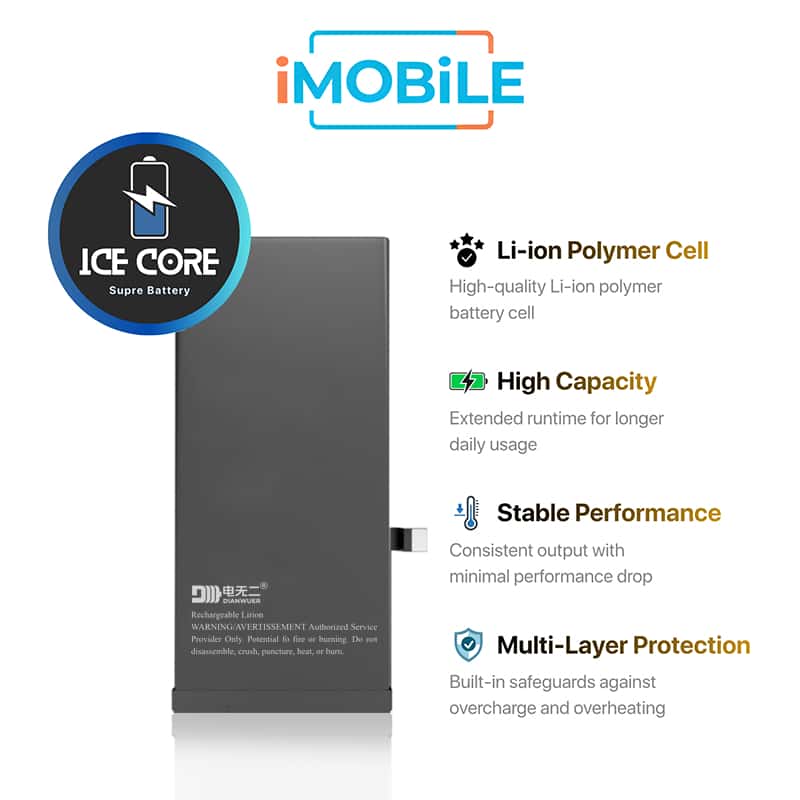 iPhone 11 Compatible IceCore Pro Battery [Enhanced Capacity Performance]