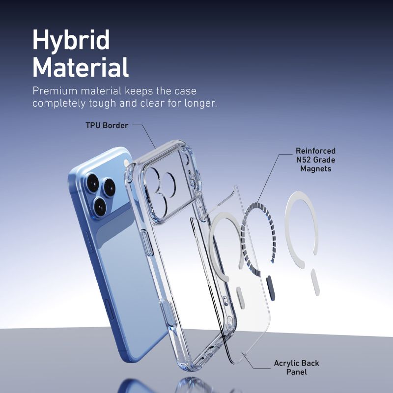 X.One [MagSafe] Dropguard Clear Impact Protection Case, iPhone 18 Pro Max