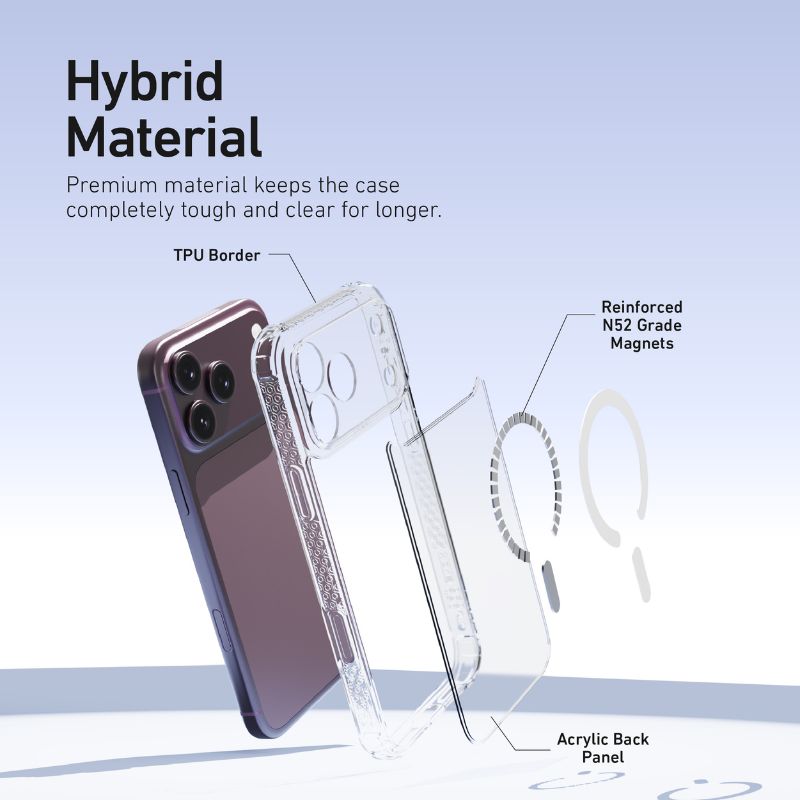 X.One [MagSafe] Dropguard Pro Clear Impact Protection Case, iPhone 18 Pro