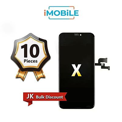 iPhone X (5.8 Inch) Compatible LCD Touch Digitizer Screen [JK Incell] [10 Pack]