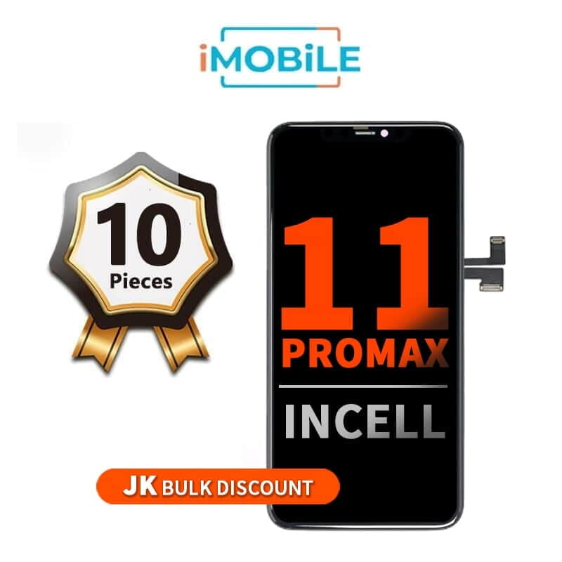 iPhone 11 Pro Max (6.5 Inch) Compatible LCD Touch Digitizer Screen [JK Incell] [10 Pack]