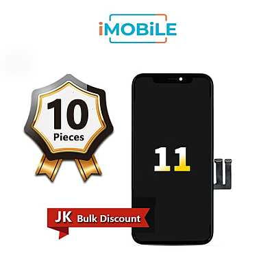 iPhone 11 (6.1 Inch) Compatible LCD Touch Digitizer Screen [JK Incell] [10 Pack]