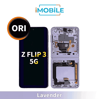 Samsung Galaxy Z Flip 3 5G (F711) (Main) LCD Digitizer Screen [Secondhand Original] [Lavender]