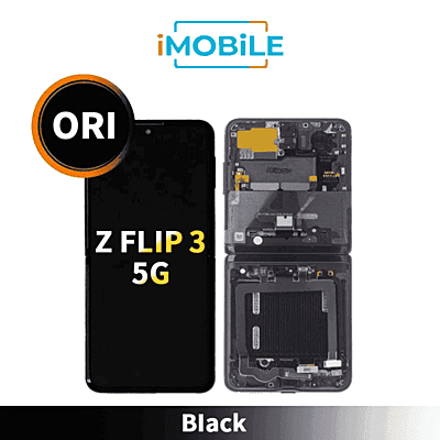 Samsung Galaxy Z Flip 3 5G (F711) (Main) LCD Digitizer Screen [Secondhand Original] [Black]