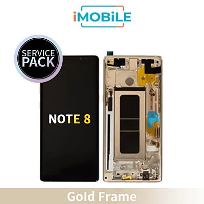 Samsung Galaxy Note 8 N950 LCD Touch Digitizer Screen [Gold Frame] Service Pack GH97-21066D