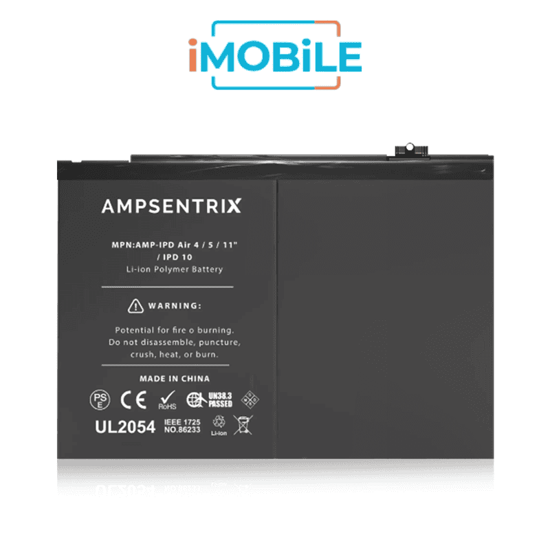 iPad Air 4 / Air 5 / Air 6 2024 (11 Inch) / iPad 10 (2022) (5G / Wifi) Compatible Battery [IVolta]