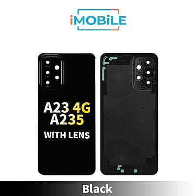 Samsung Galaxy A23 4G A235 Back Cover with Lens [Black]