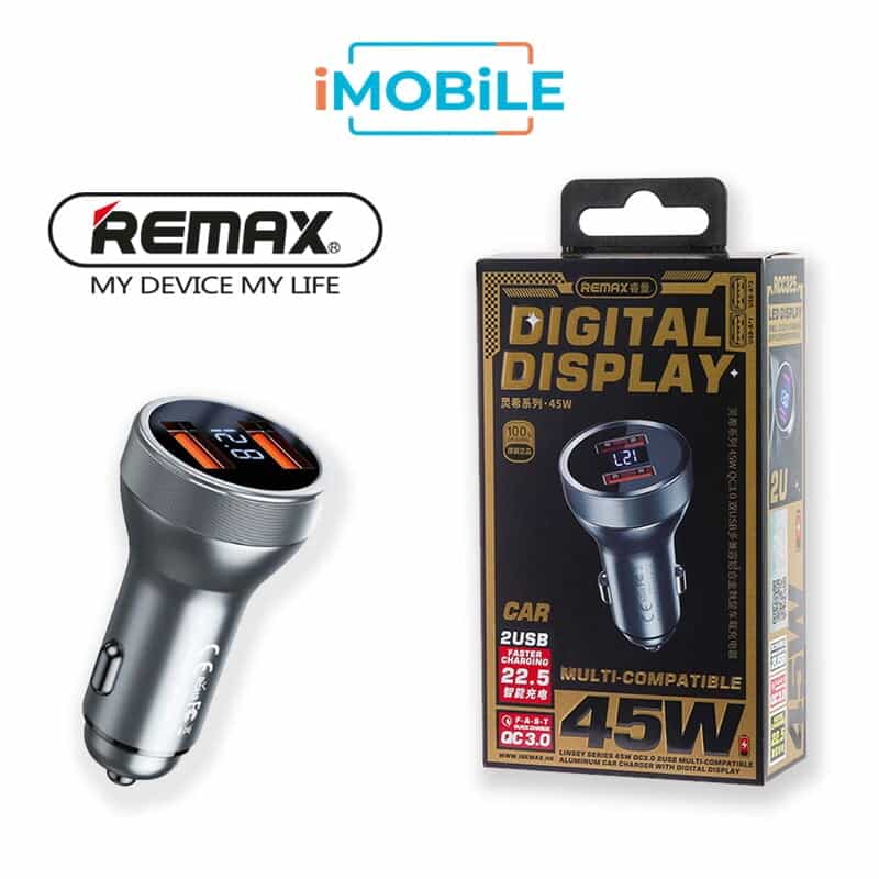 Remax [RCC-325] Dual USB Car Charger, 45W Dual USB