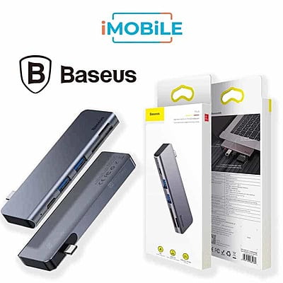 Baseus [CAHUB-K0G] Harmonica Five-in-one HUB Adapter