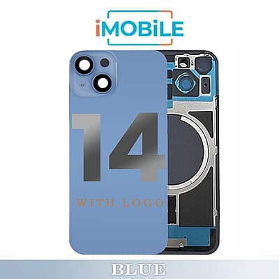 iPhone 14 Compatible Back Cover Glass Assembly with MagSafe [Blue]