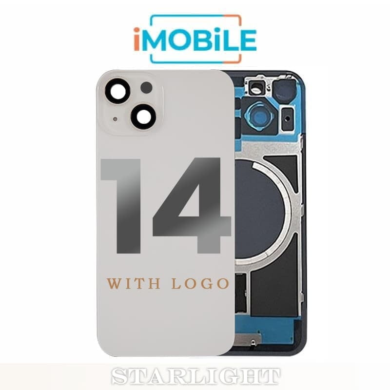 iPhone 14 Compatible Back Cover Glass Assembly with MagSafe [Starlight]