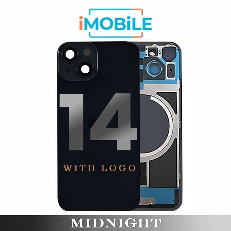 iPhone 14 Compatible Back Cover Glass Assembly with MagSafe [Midnight]