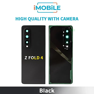 Samsung Galaxy Z Fold 4 F936 High Quality Back Cover With Camera Lens -Black
