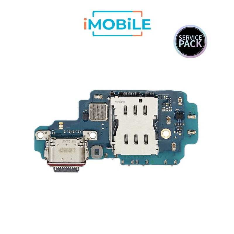 Samsung Galaxy S23 Ultra 5G (S918) Charging Port Flex / Sim Card Reader [Service Pack] GH96-15620A