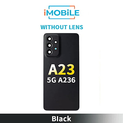 Samsung Galaxy A236 Back Cover With Lens [Black]