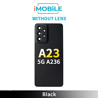 Samsung Galaxy A236 Back Cover With Lens [Black]