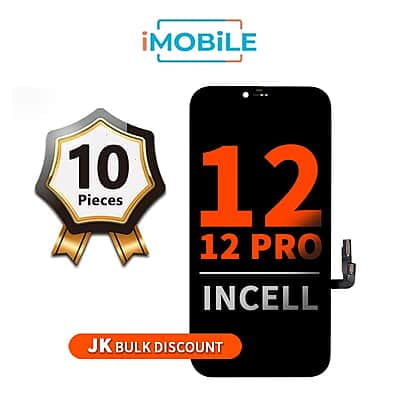iPhone 12 / 12 Pro (6.1 Inch) Compatible LCD Touch Digitizer Screen [JK Incell] [10 Pack]