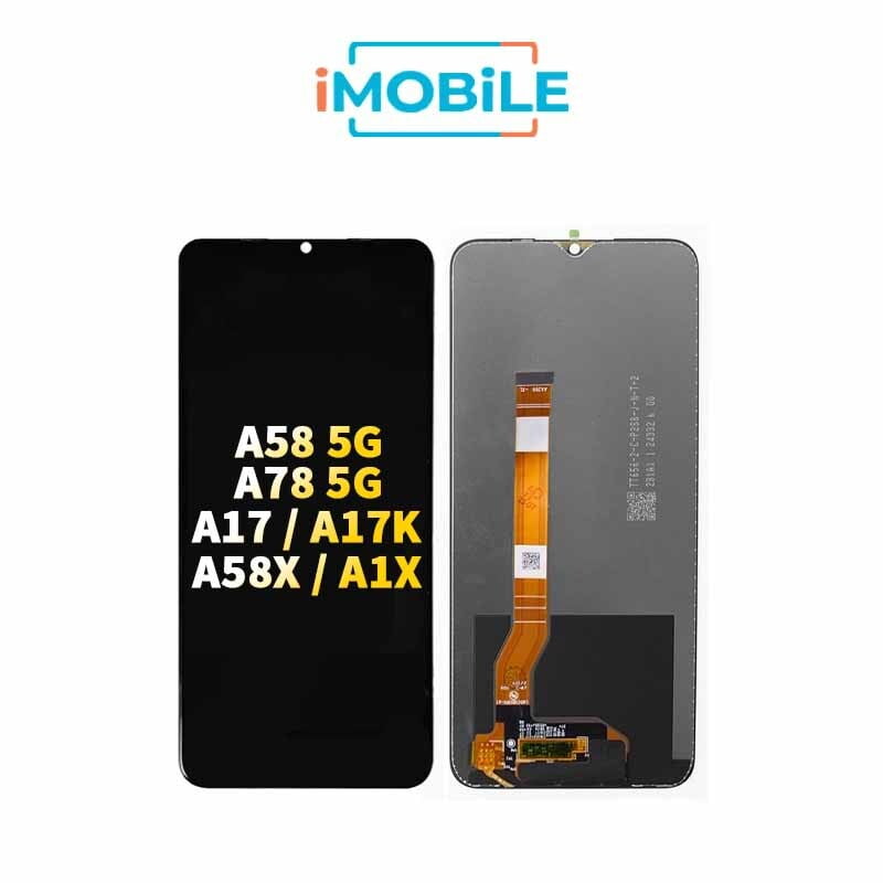 OPPO A58 5G / A78 5G / A17 / A17K / A58X / A1X Compatible LCD Touch Digitizer Screen