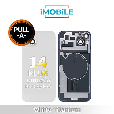 iPhone 14 Plus Compatible Back Cover Glass [Secondhand] [White Starlight]