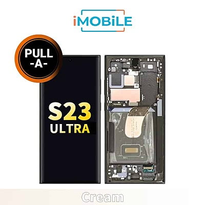 Samsung Galaxy S23 Ultra 5G (S918) LCD Touch Digitizer Screen [Secondhand] [Cream]