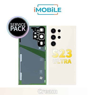 Samsung Galaxy S23 Ultra (S918) Back Cover [Service Pack] [Cream] [GH82-30400B]