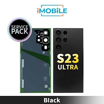Samsung Galaxy S23 Ultra (S918) Back Cover [Service Pack] [Black] [GH82-30400A]