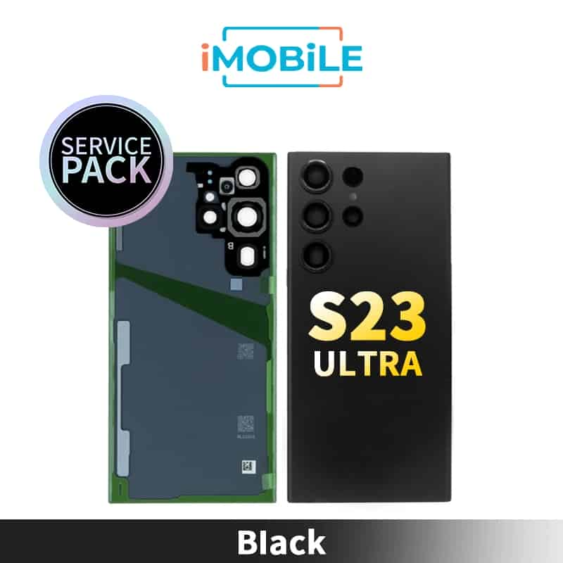 Samsung Galaxy S23 Ultra (S918) Back Cover [Service Pack] [Black] [GH82-30400A]