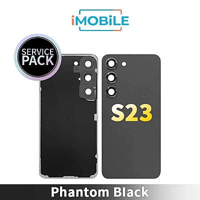 Samsung Galaxy S23 (S911) Back Cover [Service Pack] [Phantom Black] [GH82-30393A]