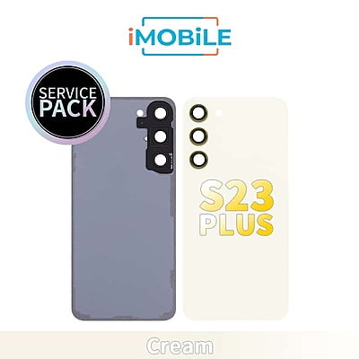 Samsung Galaxy S23 Plus (S916) Back Cover [Service Pack] [Cream] [GH82-30388B]