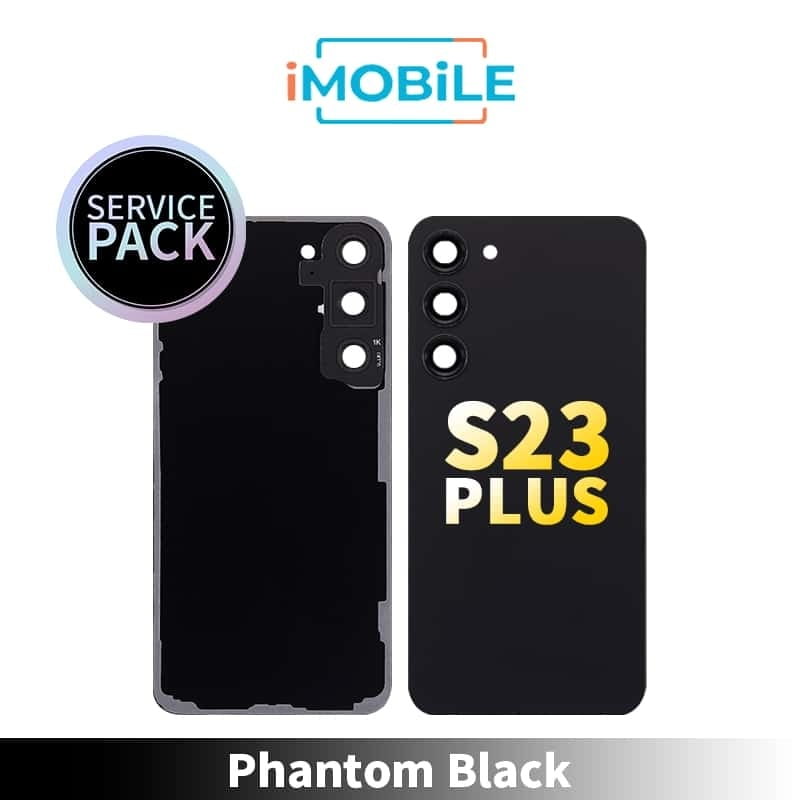 Samsung Galaxy S23 Plus (S916) Back Cover [Service Pack] [Phantom Black] [GH82-30388A]