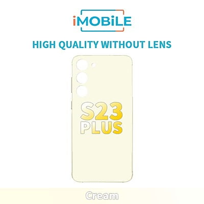 Samsung Galaxy S23 Plus (S916) Back Cover [High Quality Without Lens] [Cream]