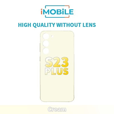 Samsung Galaxy S23 Plus (S916) Back Cover [High Quality Without Lens] [Cream]