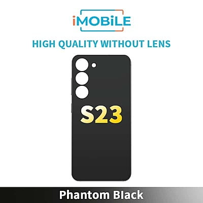 Samsung Galaxy S23 (S911) Back Cover [High Quality Without Lens] [Phantom Black]