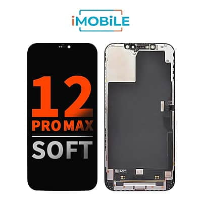 iPhone 12 Pro Max (6.7 Inch) Compatible LCD Touch Digitizer Screen [JK Soft OLED - Transplant IC]