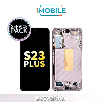 Samsung Galaxy S23 Plus (S916) LCD Touch Digitizer Screen [Service Pack] [Lavender] GH82-30476C
