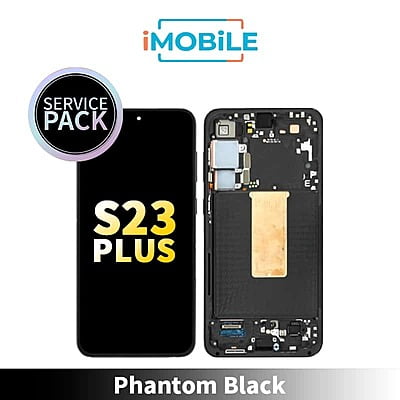 Samsung Galaxy S23 Plus (S916) LCD Touch Digitizer Screen [Service Pack] [Phantom Black] GH82-30476A