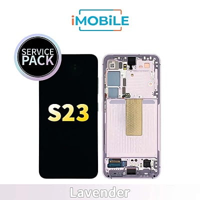 Samsung Galaxy S23 (S911) LCD Touch Digitizer Screen [Service Pack] [Lavender] GH82-30480C